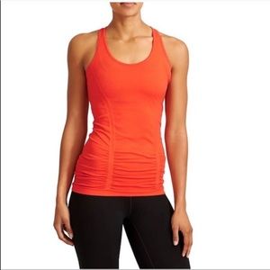 Athleta Turbo Charge Racerback Tank in Orange, Size XS